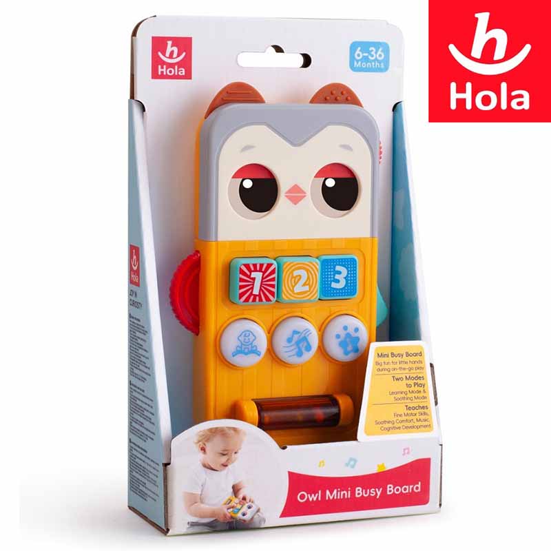 تخته آموزشی و سرگرمی جغد هولا Hola HE8951 | اسباب بازی تعاملی موزیکال کودک